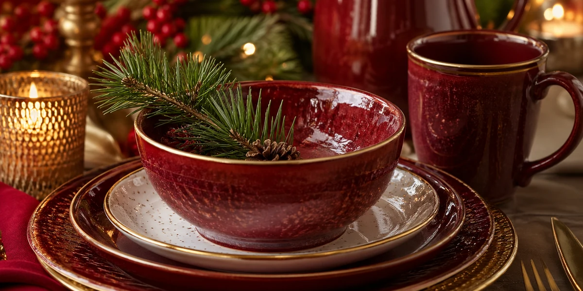 Service de table Excelsa thème Noël